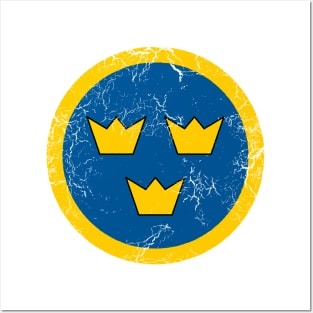 Flygvapnet Swedish Airforce Roundel Posters and Art